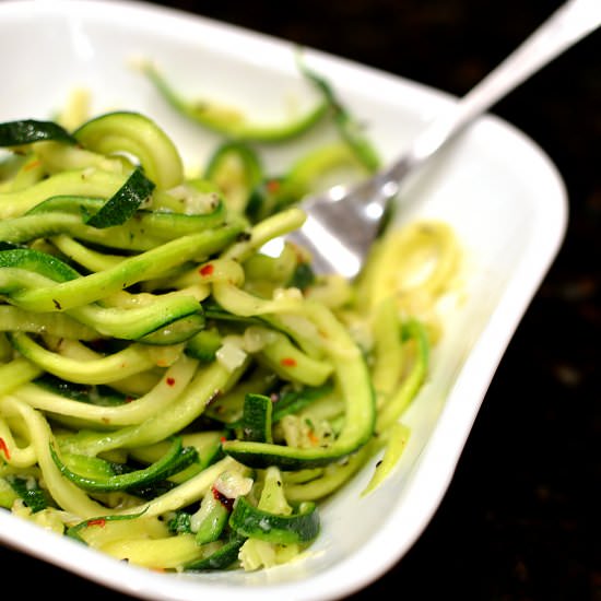 Garlic Parmesan Zoodles
