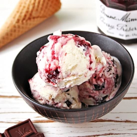 Chocolate Cherry Ice Cream