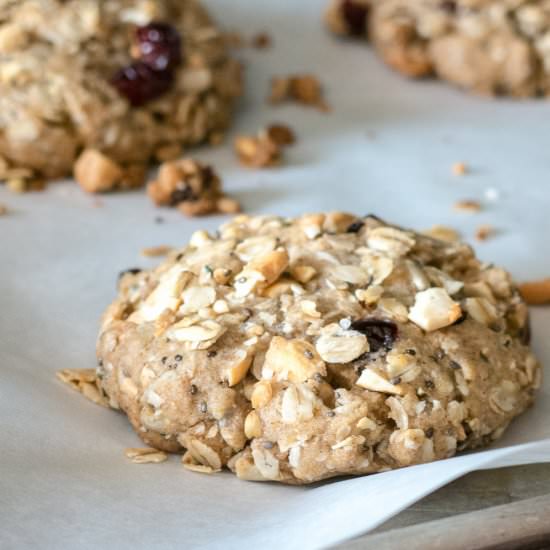 Cashew & Cranberry Breakfast Cookie