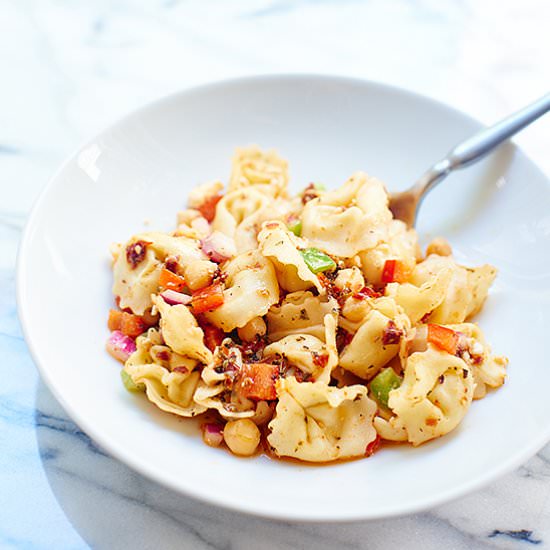 Greek Tortellini Pasta Salad
