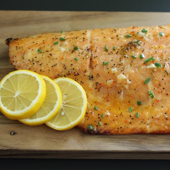Pepper Jelly Glazed Salmon