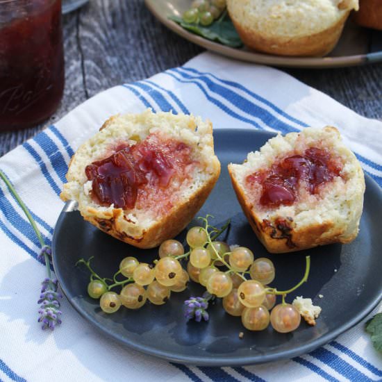 Lavender and Currant Muffins