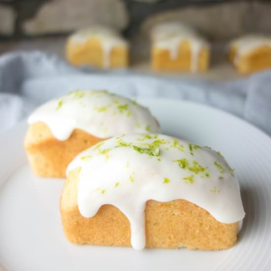 Mini Coconut Lime Loaves