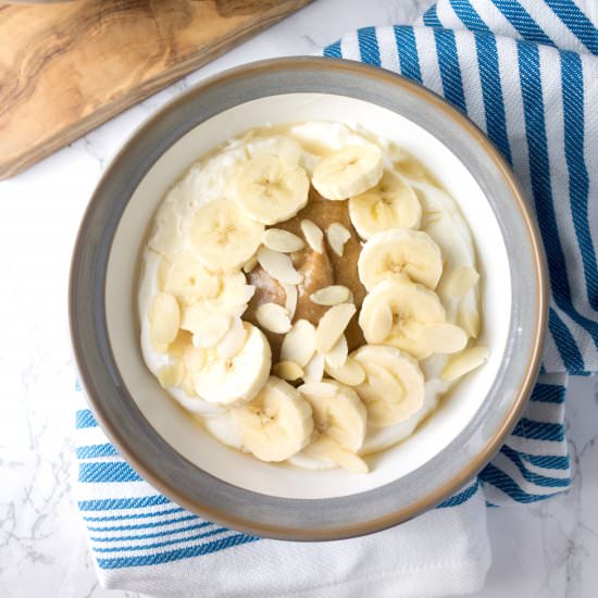 Banana Protein Breakfast Bowls