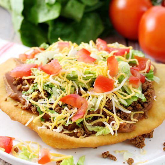 Fry Bread Tacos (aka Navajo Tacos)