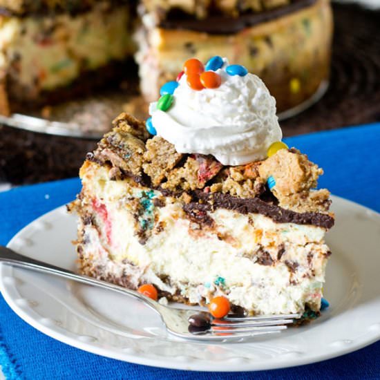 Monster Cookie Cheesecake