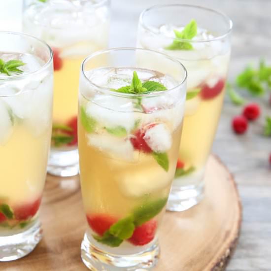 Iced Green Tea Mojitos