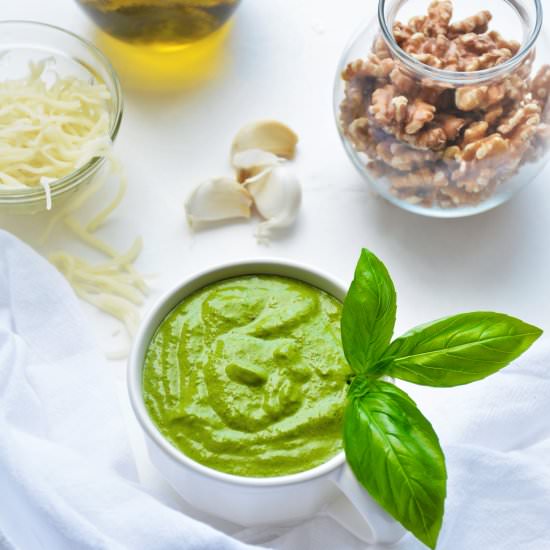 Basil Walnut Pesto