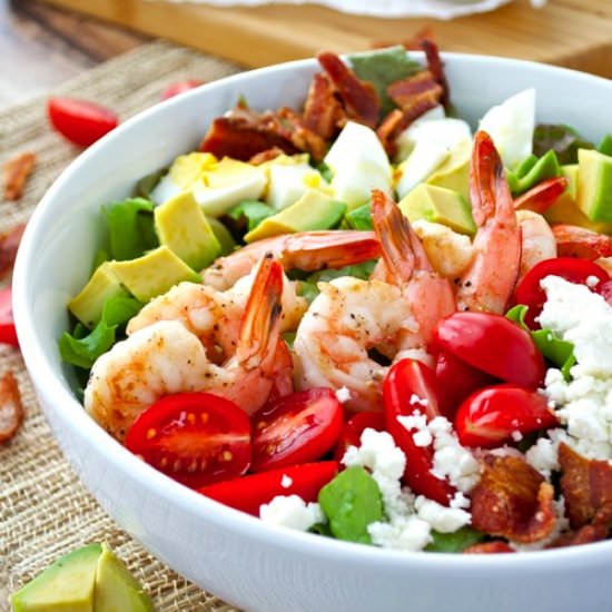 Cobb Salad with Shrimp