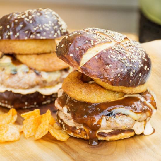 Turkey Burgers with Chipotle Mayo