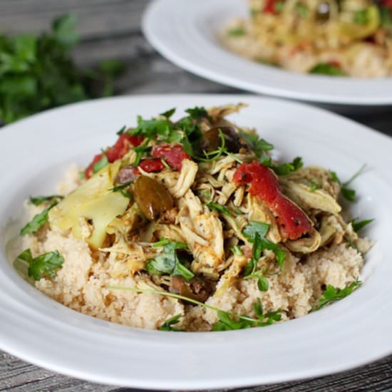 Crock Pot Mediterranean Chicken