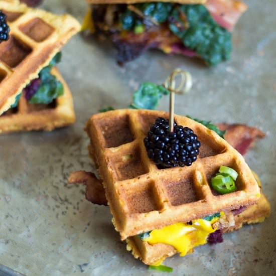 Sweet & Savory Waffles Benedict