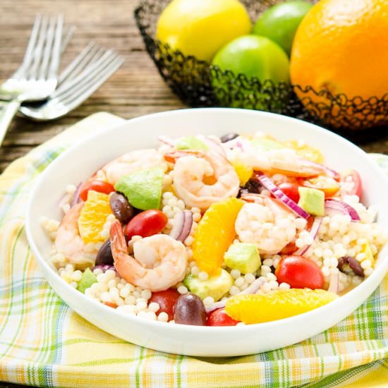 Citrus Shrimp Couscous Salad