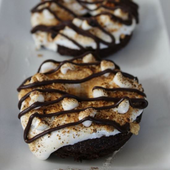 S’mores Chocolate Donuts