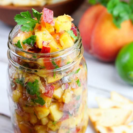 Fresh Peach Salsa