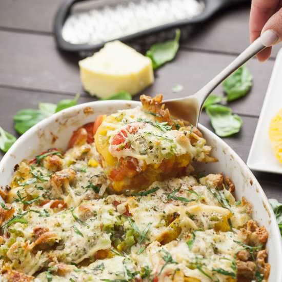 Heirloom Tomato Bake