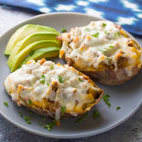 Twice Baked Sweet Potatoes