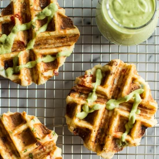 Mashed Potato Waffles