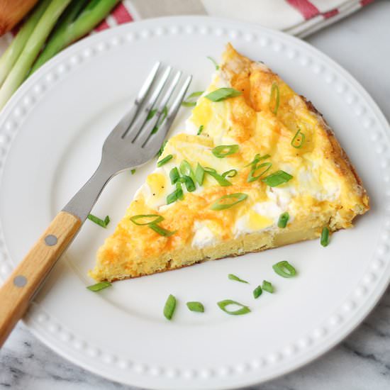 Sour Cream & Onion Frittata