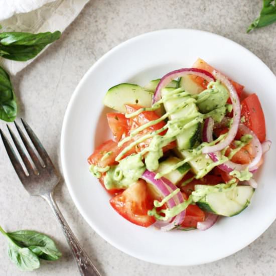 cucumber tomato salad