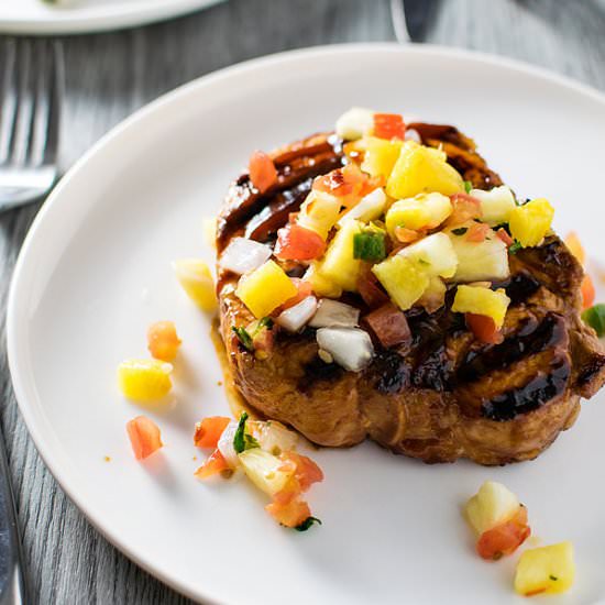 Grilled BBQ Pork Chops
