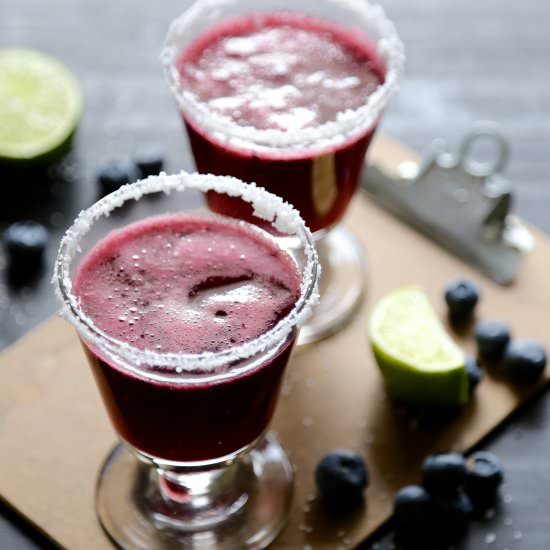 Tequila Blueberry Mint Refresco