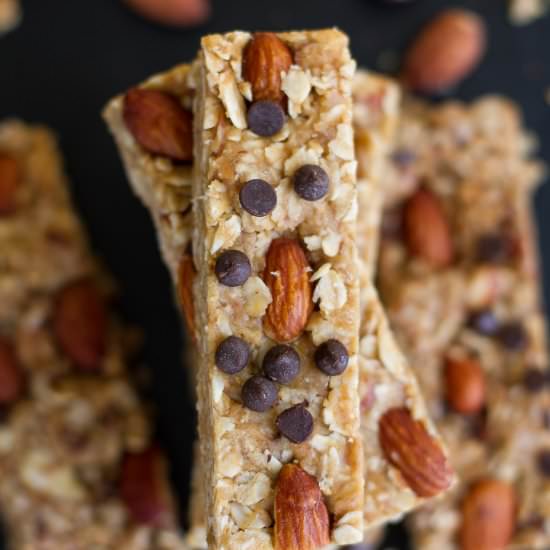 No Bake 5 Ingredient Granola Bars