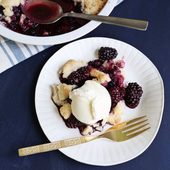 Black and Blue Cobbler