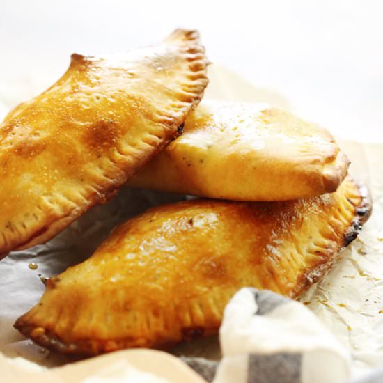 Pickle Bacon Cheddar Calzones