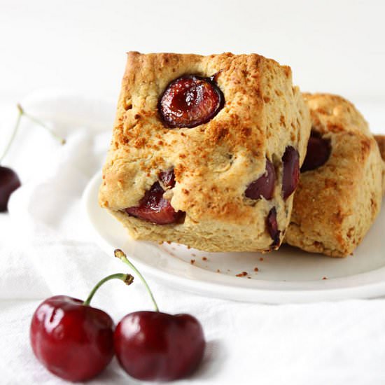 Almond Cherry Scones