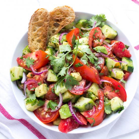 Ultimate Heirloom Tomato Salad