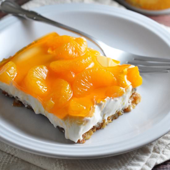 Mandarin Orange Pretzel Dessert
