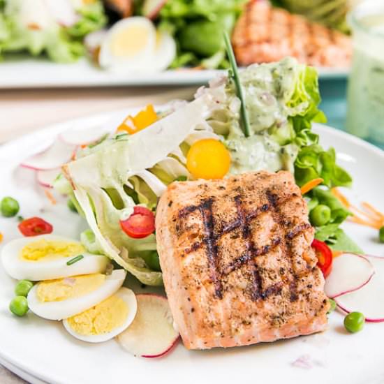 Salmon & Green Goddess Bibb Wedge