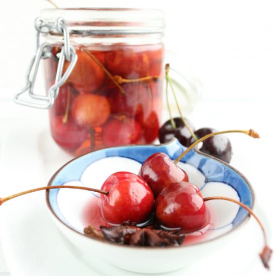 Pickled Cherries