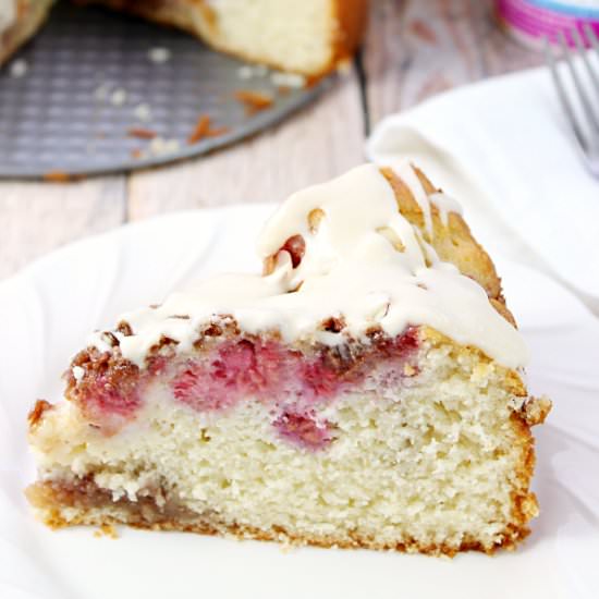 Raspberry Pecan Coffee Cake