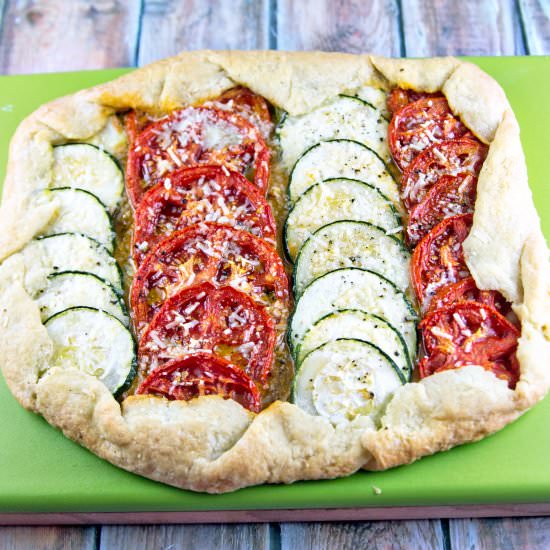 Tomato and Zucchini Galette