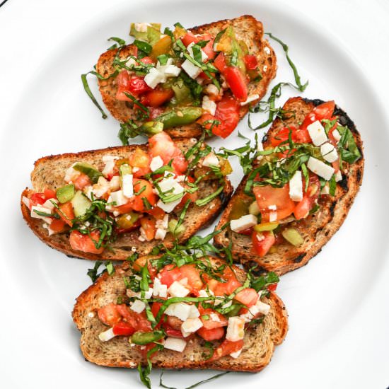 Heirloom Tomato Bruschetta