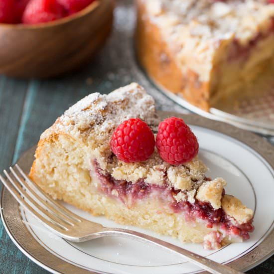 Raspberry Almond Coffee Cake