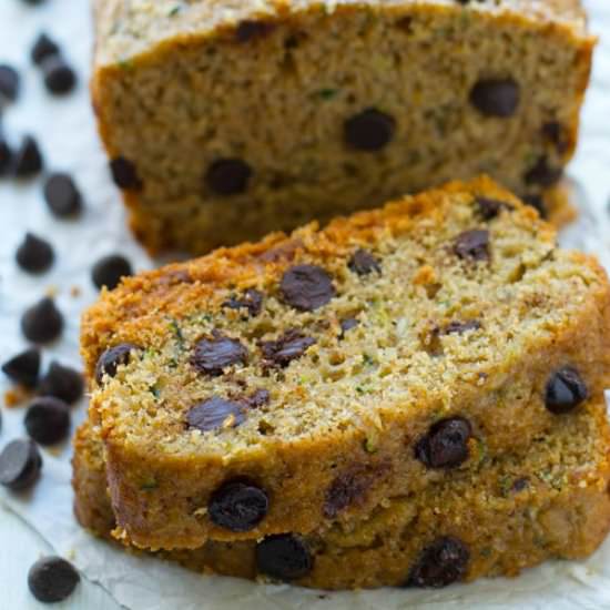 Dark Chocolate Zucchini Bread