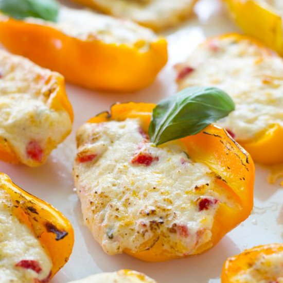 3-Cheese Sweet Pepper Poppers