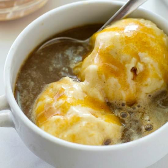 Caramel Espresso Ice Cream Affogato