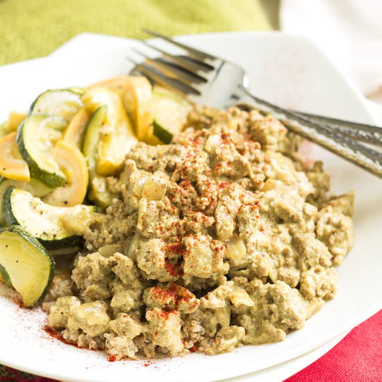 Ground Turkey Curry