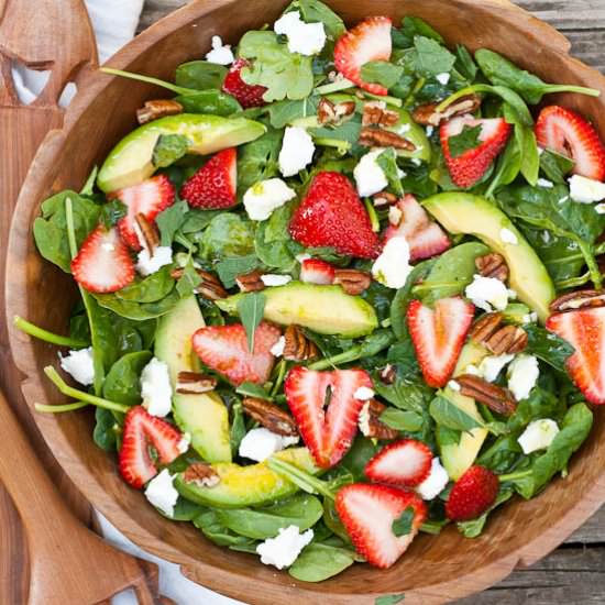 Strawberry Goat Cheese Salad