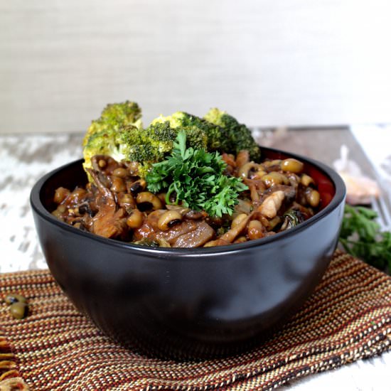 Black Eyed Pea Teriyaki Bowls