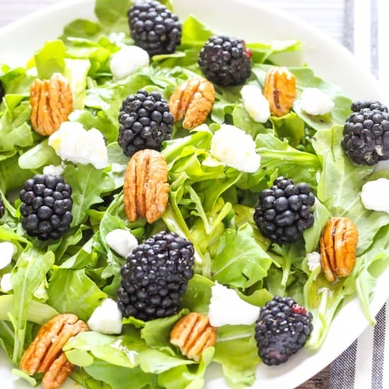 Blackberry Arugula Salad