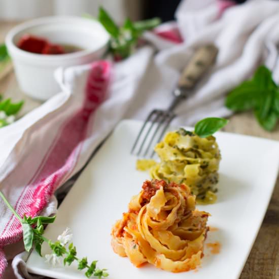Red and Green Pesto