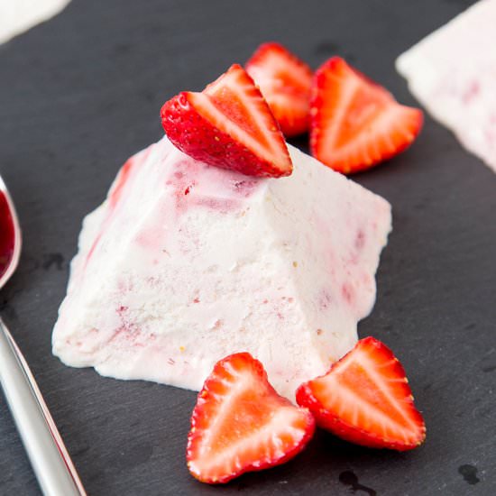 Strawberry Semifreddo
