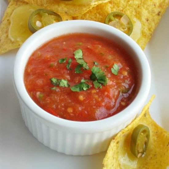Easy Restaurant Style Salsa
