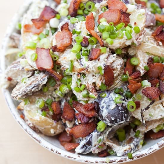 Blue Cheese Roasted Potato Salad
