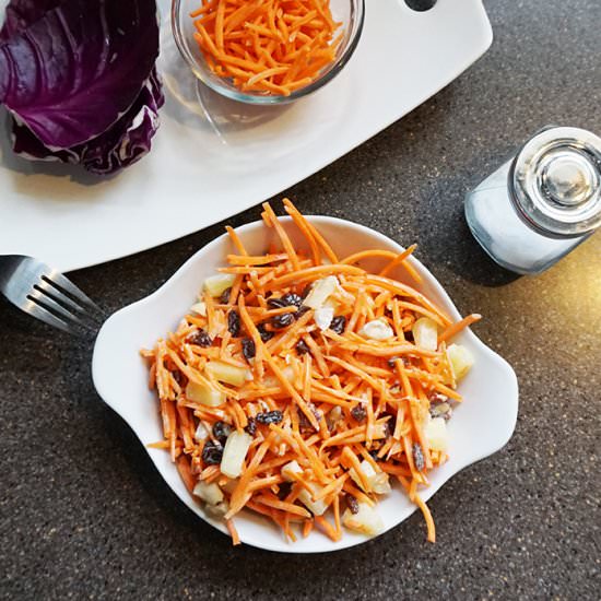 Curried carrot and pineapple salad